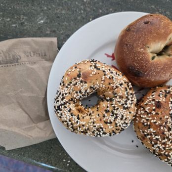 Knead & Nosh - 1 jalapeno & 2 Sichuan Dragon bagels, Sichuan peppercorns, Sichuan chili flakes, garlic, ginger, scallion, black & white sesame seeds. - Bagels Near Me - Topsham, Maine Knead & Nosh - 1 jalapeno & 2 Sichuan Dragon bagels, Sichuan peppercorns, Sichuan chili flakes, garlic, ginger, scallion, black & white sesame seeds. - Bagels Near Me - Topsham, Maine