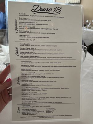 Menu photo 4 Dune 18 Ship Bottom, NJ