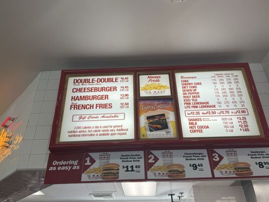 Menu photo 1 In-N-Out Burger Hollywood, CA Menu photo 1 In-N-Out Burger Hollywood, CA