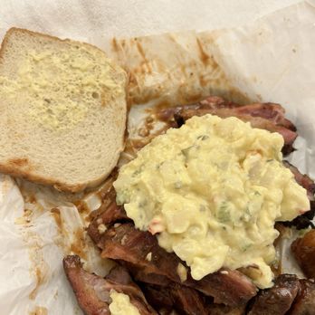A&R Bar-B-Que - Rib Tip Sandwich Combo w/Rg. Potato Salad Sides - Barbeque Near Me - Memphis, Tennessee