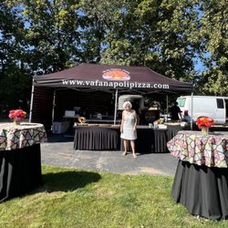 Va Fa Napoli Pizza - Set up of the party before guests arrive!