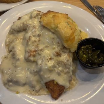 Vicious Biscuit - The Vicious - Cheddar jalapeno biscuit, crispy fried chicken, maple sausage gravy, cowboy candy, maple syrup drizzle. - Breakfast & Brunch Near Me - Akron, Ohio Vicious Biscuit - The Vicious - Cheddar jalapeno biscuit, crispy fried chicken, maple sausage gravy, cowboy candy, maple syrup drizzle. - Breakfast & Brunch Near Me - Akron, Ohio