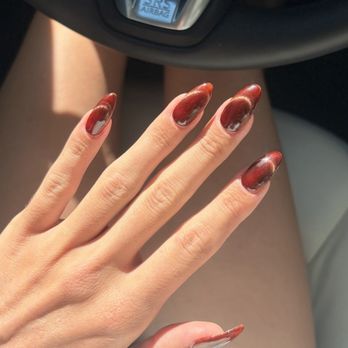 Blooming Nail & Spa - Full cat eye set - Nail Salons Near Me - Ridgefield, Connecticut Blooming Nail & Spa - Full cat eye set - Nail Salons Near Me - Ridgefield, Connecticut