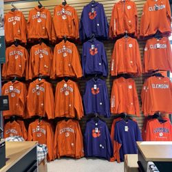 DICK'S Sporting Goods - This is the evil section! All Clemson Tiger stuff is jinxed and will bring you Bad Luck! lol