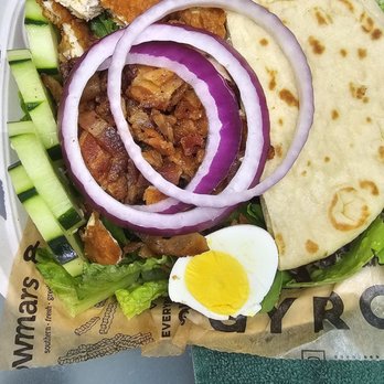 Showmars - Pineville - Crispy chicken BLT salad - Greek Near Me - Charlotte, North Carolina Showmars - Pineville - Crispy chicken BLT salad - Greek Near Me - Charlotte, North Carolina