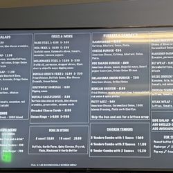 Boondoggle Eats - Current menu September 2026