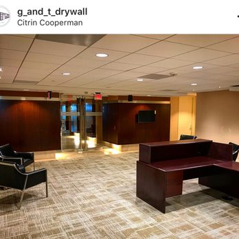 G & T Drywall - New reception area - Drywall Installation & Repair Near Me - Arlington, Virginia G & T Drywall - New reception area - Drywall Installation & Repair Near Me - Arlington, Virginia