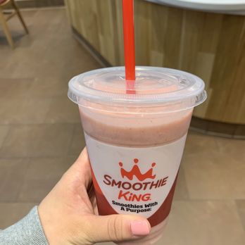 Smoothie King - ANGEL FOOD SMOOTHIE - Juice Bars & Smoothies Near Me - Frisco, Texas Smoothie King - ANGEL FOOD SMOOTHIE - Juice Bars & Smoothies Near Me - Frisco, Texas