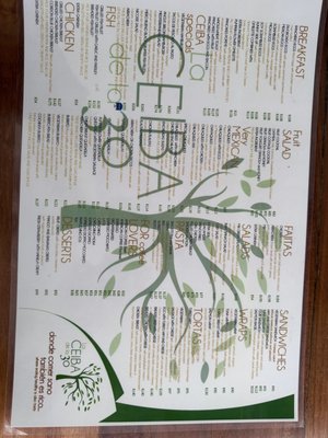 Menu photo 1 La Ceiba de la 30 Playa del Carmen, ROO Menu photo 1 La Ceiba de la 30 Playa del Carmen, ROO
