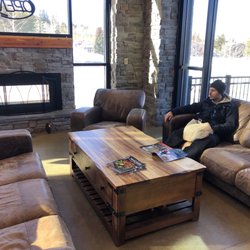 Fireside Market and Eatery - Couches, fireplace, and free wifi.