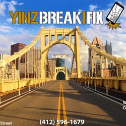 Yinz Break I Fix - Yinz Break I Fix is a cell phone, iPod, iPad, tablet, and laptop repair company. We promise a 90 day guarantee on all repairs!