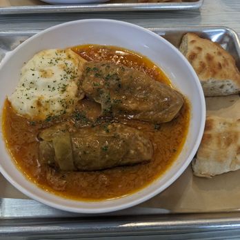 Cafe Balkan - Stuffed cabbage rolls entre - Modern European Near Me - Phoenix, Arizona