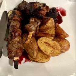 Jollymore's: A Dining Experience - Lamb skewers with balsamic berries