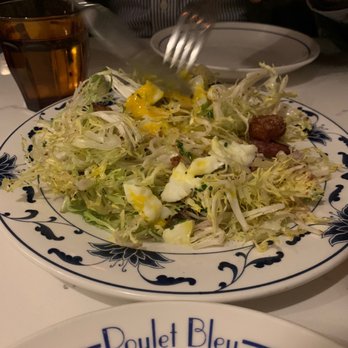 Poulet Bleu - Frisée salad - French Near Me - Pittsburgh, Pennsylvania Poulet Bleu - Frisée salad - French Near Me - Pittsburgh, Pennsylvania