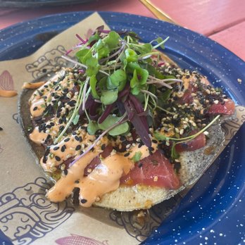 Nixta Taqueria - Tuna tostada - Mexican Near Me - Austin, Texas