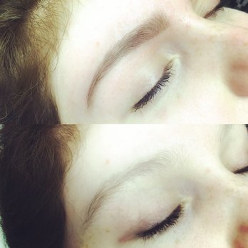 Agate Aesthetics - Before and after brow design + tint. - Skin Care Near Me - Madison, Wisconsin