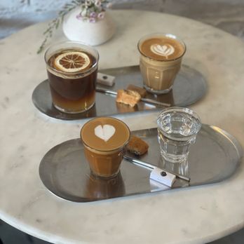 Comet Over Delphi - My Cortado with a side of tonic. - Coffee & Tea Near Me - Highland Park, California Comet Over Delphi - My Cortado with a side of tonic. - Coffee & Tea Near Me - Highland Park, California