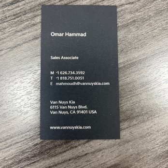 Van Nuys Kia - Business Card - Car Dealers Near Me - Van Nuys, California Van Nuys Kia - Business Card - Car Dealers Near Me - Van Nuys, California