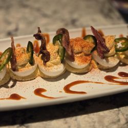 Firebirds Wood Fired Grill - Bacon Deviled Eggs