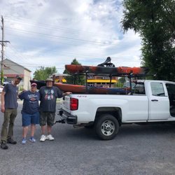 River and Peak Outfitter - Thanks John and Kristen we loved our new kayak
