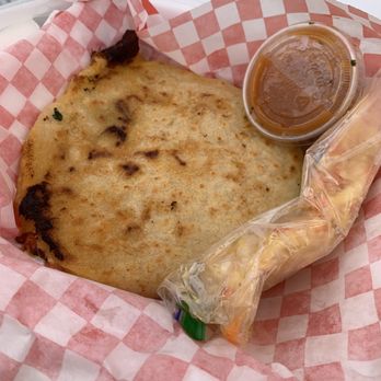 La Cocina De Ada - Pork Pupusa - Tacos Near Me - Haslet, Texas