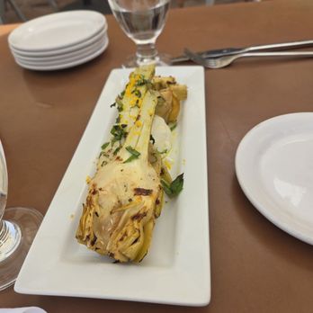 La Boca - Grilled artichokes with spiced goat cheese spread - Tapas Bars Near Me - Santa Fe, New Mexico La Boca - Grilled artichokes with spiced goat cheese spread - Tapas Bars Near Me - Santa Fe, New Mexico