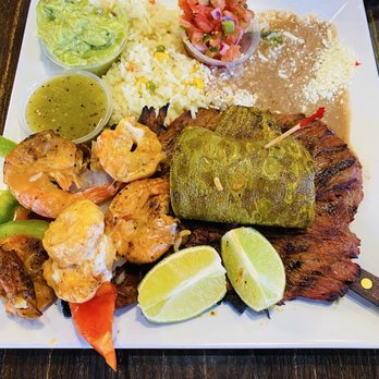 Mex Cocina Cafe - Carne Asada with Camarones Al Ajillo - Desserts Near Me - Burbank, California Mex Cocina Cafe - Carne Asada with Camarones Al Ajillo - Desserts Near Me - Burbank, California