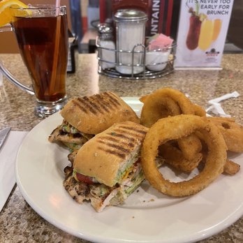 Red Line Diner - Chicken Avocado Focaccia Panini - Diners Near Me - Fishkill, New York Red Line Diner - Chicken Avocado Focaccia Panini - Diners Near Me - Fishkill, New York