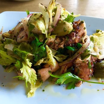 The Warren - Grilled octopus / escarole / caperberries / salsa verde - Gastropubs Near Me - New York, New York The Warren - Grilled octopus / escarole / caperberries / salsa verde - Gastropubs Near Me - New York, New York