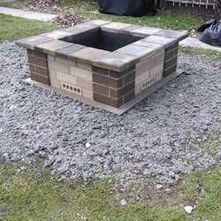 Crestview Construction - Brick firepit