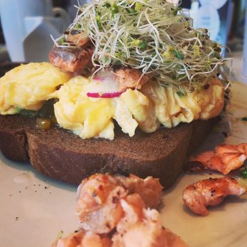 HashTAG - Central Park - Knife and Fork Smoked Trout Toast - Breakfast & Brunch Near Me - Denver, Colorado