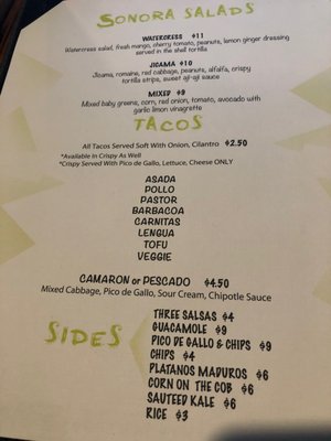 Menu photo 8 Sonora Brooklyn, NY Menu photo 8 Sonora Brooklyn, NY