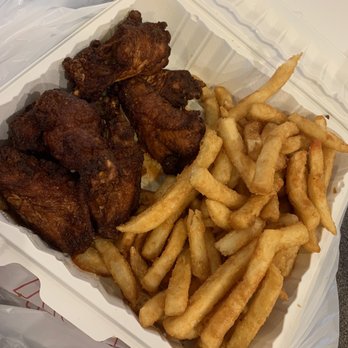 Philly Steak Subs - 6 hot wings and fry combo - Sandwiches Near Me - Corolla, North Carolina