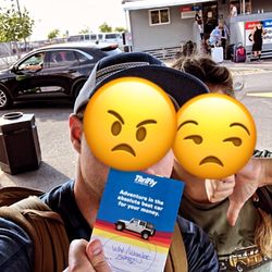 Us very frustrated with Thrifty's awful service.