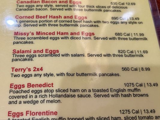 Menu photo 1 The Original Pancake House Toledo, OH