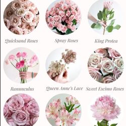 Flower Connection - Options of real flowers if they remembered my bouqet.