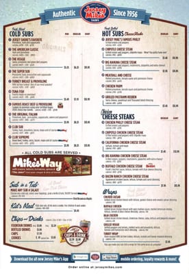 Menu photo 2 Jersey Mike's Subs East Brunswick, NJ Menu photo 2 Jersey Mike's Subs East Brunswick, NJ