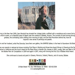 Sampoe Gallery - Artist Sam Woolcott's bio.