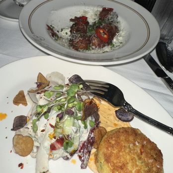 Mister Charles - Crab cake and the beignets - American Near Me - Dallas, Texas
