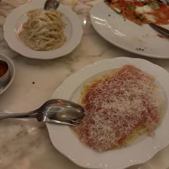 Mother Wolf - Tonnarelli Cacio e Pepe and Fettuccine alla Papalina. - Pizza Near Me - Las Vegas, Nevada Mother Wolf - Tonnarelli Cacio e Pepe and Fettuccine alla Papalina. - Pizza Near Me - Las Vegas, Nevada