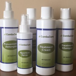 Comb & Cure - Natural, pesticide-free non-toxic lice treatment product line