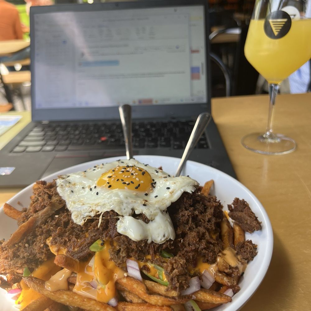 Bulgogi Fries and CINCH Orange tango.
