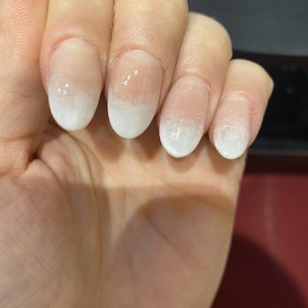 Bisou - This is their ombré after I complained they removed it and did one color. - Nail Salons Near Me - New York, New York Bisou - This is their ombré after I complained they removed it and did one color. - Nail Salons Near Me - New York, New York