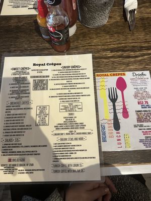 Menu photo 2 Royal Crepes Beacon, NY