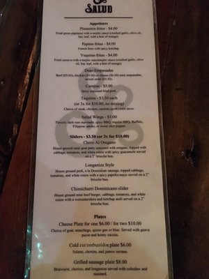 Menu photo 4 Salud Bar & Grill Brooklyn, NY Menu photo 4 Salud Bar & Grill Brooklyn, NY