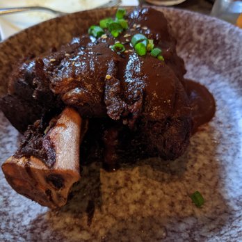 Xixa - Tasting menu: Pork ossobuco  with red mole served la familia style. Good though very "normal" tasting outside of the very tender pork. - Mexican Near Me - Brooklyn, New York