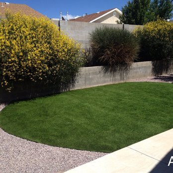 Omega Landscaping - This is the after photo of my back yard - Landscaping Near Me - Albuquerque, New Mexico