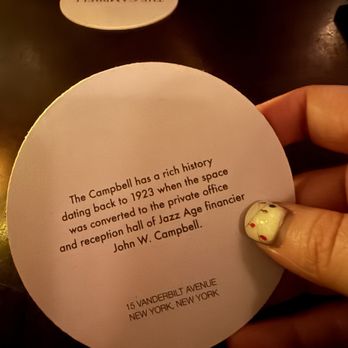 The Campbell - Coaster - Cocktail Bars Near Me - New York, New York The Campbell - Coaster - Cocktail Bars Near Me - New York, New York