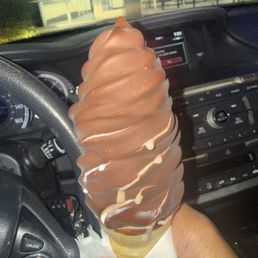 Large half and half dipped Large half and half dipped