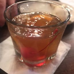 Knob creek Old Fashion very good made without the sugar. Knob creek Old Fashion very good made without the sugar.